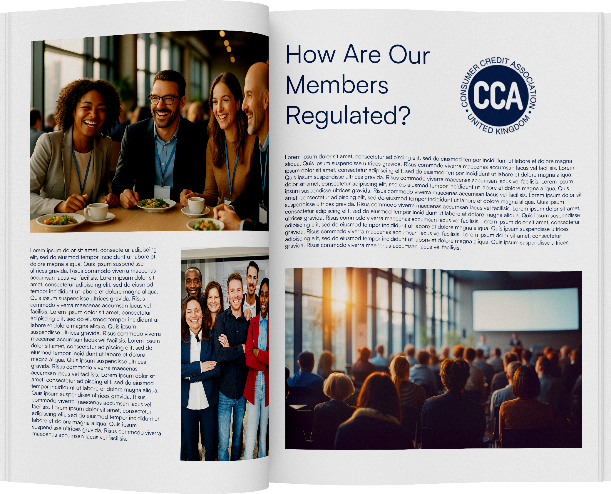 CCA magazine spread